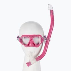 Potápěčský set Cressi Moon Kid + maska Top Light + šnorchl růžová DM200740