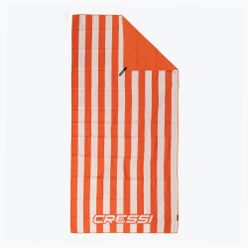 Rychleschnoucí ručník Cressi Microfiber Stripe oranžový XVA871180