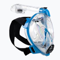 Celoobličejová maska Cressi Baron pro šnorchlování modrá/bezbarvá XDT020020