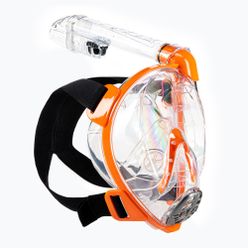 Dětská šnorchlovací maska Cressi Baron s celou tváří oranžová XDT0360085