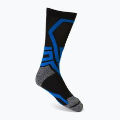 Středně těžké lyžařské ponožky Mico X-Performance X-C Black/Blue CA00146