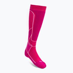 Dámské lyžařské ponožky Mico Medium Weight Warm Control Pink CA00226