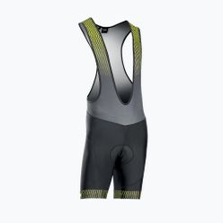 Northwave Origin Bibshort pánské cyklistické kraťasy black/yellow 89221020