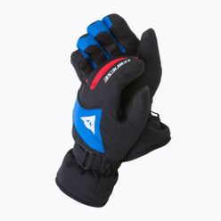 Dětské lyžařské rukavice Dainese Hp Scarabeo black taps/high risk red/lapi