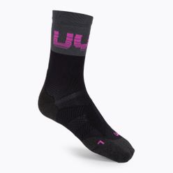 Dámské cyklistické ponožky UYN Light black /grey/rose violet