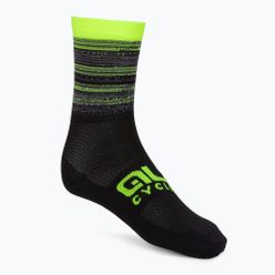 Alé Scanner cyklistické ponožky černá/žlutá L21181460