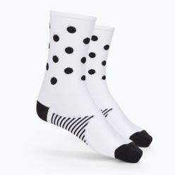 Alé Bubble bílé ponožky na kolo L22229400