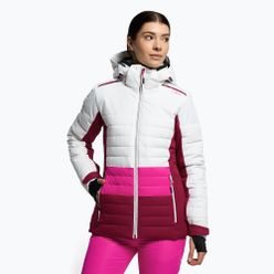 Dámská lyžařská bunda CMP růžovo-bílá 31W0226/A001