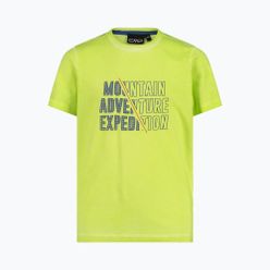 Dětské trekingové tričko CMP zelené 39T7544/E474