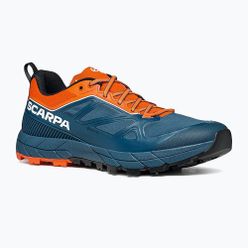 Pánská trekingová obuv Scarpa Rapid GTX námořnictvo-oranžový 72701