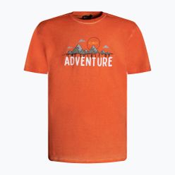 Dětské trekingové tričko CMP oranžové 39T7544/C704
