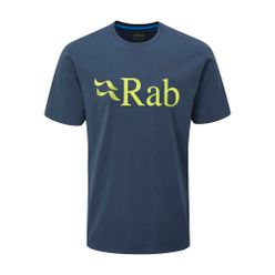 Pánské trekingové tričko Rab Stance Logo SS navy blue QCB-08-DI-S