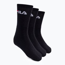 Tenisové ponožky FILA Crew Tennis Full Terry Socks 3 pack 200 black F9505