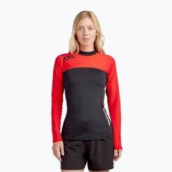 Dámské plavecké tričko Dakine Hd Snug Fit Rashguard black and red DKA651W0008