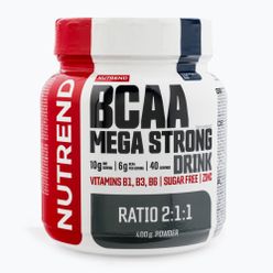 BCAA Mega Strong Nutrend aminokyseliny 400g černý rybíz VS-106-400-ČR