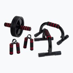 Sada pro silový trénink Pure2Improve Strength červeno-černá P2I230040