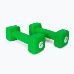 Neoprenové činky 2 kg Pure2Improve zelené P2I201400