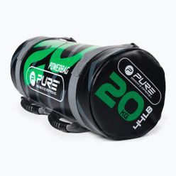 Tréninkový vak 20 kg Pure2Improve Power Bag černo-zelený P2I202250