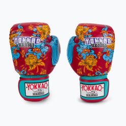 YOKKAO Havajské červené boxerské rukavice FYGL-71-2