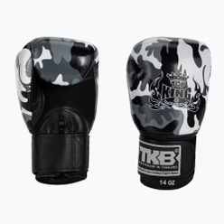 Boxerské rukavice Top King Muay Thai Empower šedé TKBGEM-03A-GY-10OZ