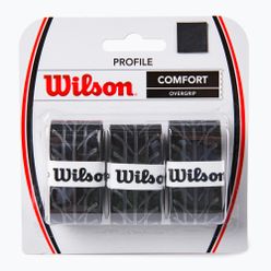 Tenisová rukojeť Wilson Profile Overgrip černá WRZ4025BK+