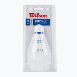 Badmintonové rakety Wilson Dropshot 3 Clamshel bílé WRT6048WH+
