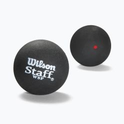 Wilson Staff Squash 2 míče Red Dot černé WRT617700+