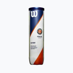 Sada tenisových míčků Wilson Roland Garros Clay Ct 4 ks žlutá WRT115000