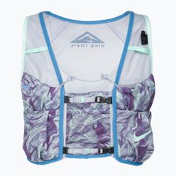Běžecká vesta Nike Trail Vest 2.0 s potiskem v šedo-fialové barvě N1003451-016