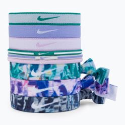 Gumičky do vlasů Nike Mixed Hairbands 9 ks fialové NI-N.000.3537