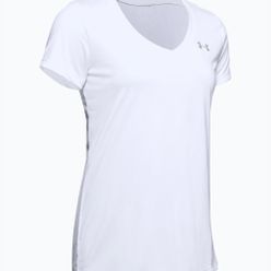 Dámské sportovní tričko Under Armour Tech SSV - Solid bílo-stříbrné 1255839