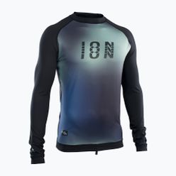 Pánské plavecké tričko ION Lycra Maze černo-modré 48232-4230
