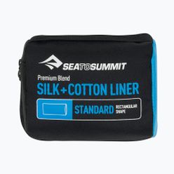 Vložka do spacáku Sea to Summit Silk/Cotton Travel Liner tmavě modrá ASLKCTNSTDNB