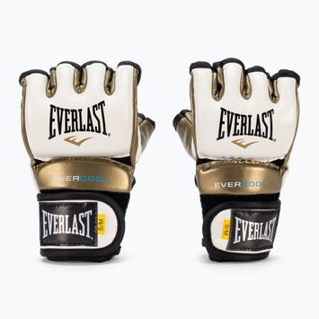 Tréninkové rukavice EVERLAST Everstrike Gloves bílé EV661 WHT/GOLD-S/M
