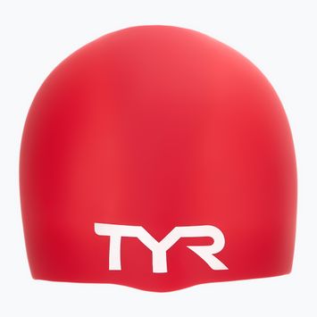 Plavecká čepice TYR Wrinkle Free red