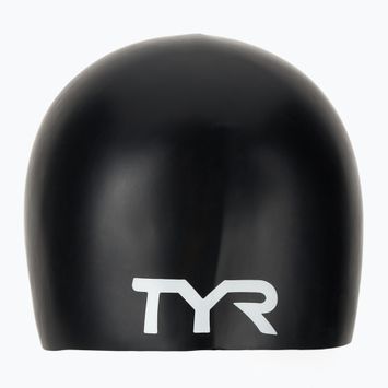 Dětská plavecká čepice TYR Wrinkle-Free Silicone black