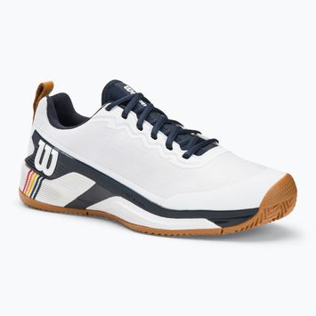 Pánské tenisové boty  Wilson Rush Pro 4.5 Clay RG white/ navy blazer/ gum