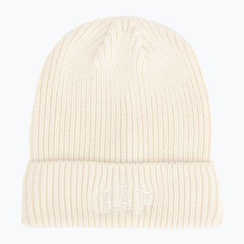 Dámská čepice GAP V-Logo Beanie ivory frost