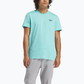 Pánské tričko  Reebok Identity Small Logo Tee ai aqua