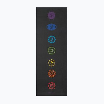 Podložka na jógu Gaiam Premium Black Chakra 6 mm black chakra