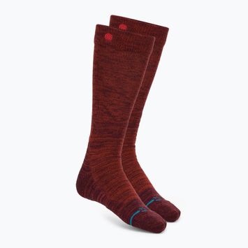 Lyžařské ponožky Stance Traveleer Mid Wool Snow rust
