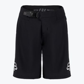 Dětské cyklistické kraťasy FOX Defend černé 29297_001_Y22