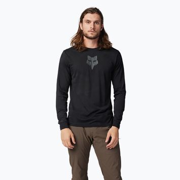 Pánské cyklistické tričko Longsleeve Fox Racing Ranger Tru Dri black