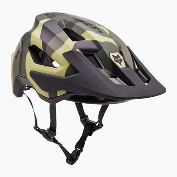 Cyklistická helma  Fox Racing Speedframe Camo green camo