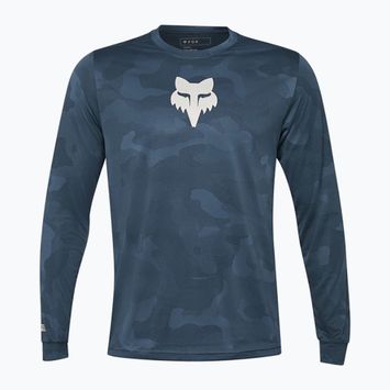 Pánské cyklistické tričko Longsleeve Fox Racing Ranger Tru Dri dark vintage blue