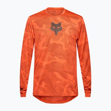 Pánské cyklistické tričko Longsleeve Fox Racing Ranger Tru Dri blood orange
