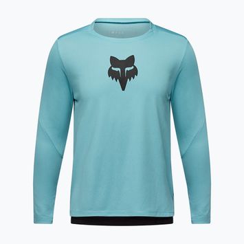 Pánské cyklistické tričko Longsleeve Fox Racing Ranger Fox Head Jr vintage wash blue
