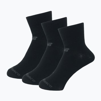 Ponožky New Balance Performance Cotton Flat Knit Ankle 3 páry black