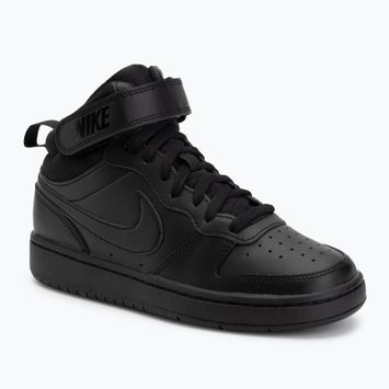 Boty Nike Court Borough Mid 2 černá/černá/černá