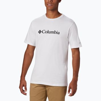 Pánské trekingové tričko  Columbia CSC Basic Logo bílé 1680053100